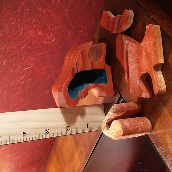 Hawthorne Direct Wooden Art Frog Puzzle Box Original Box - Q8 - Picture 5 of 5